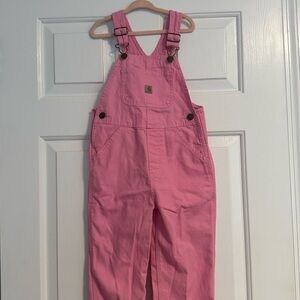 Pink Carhartt overalls